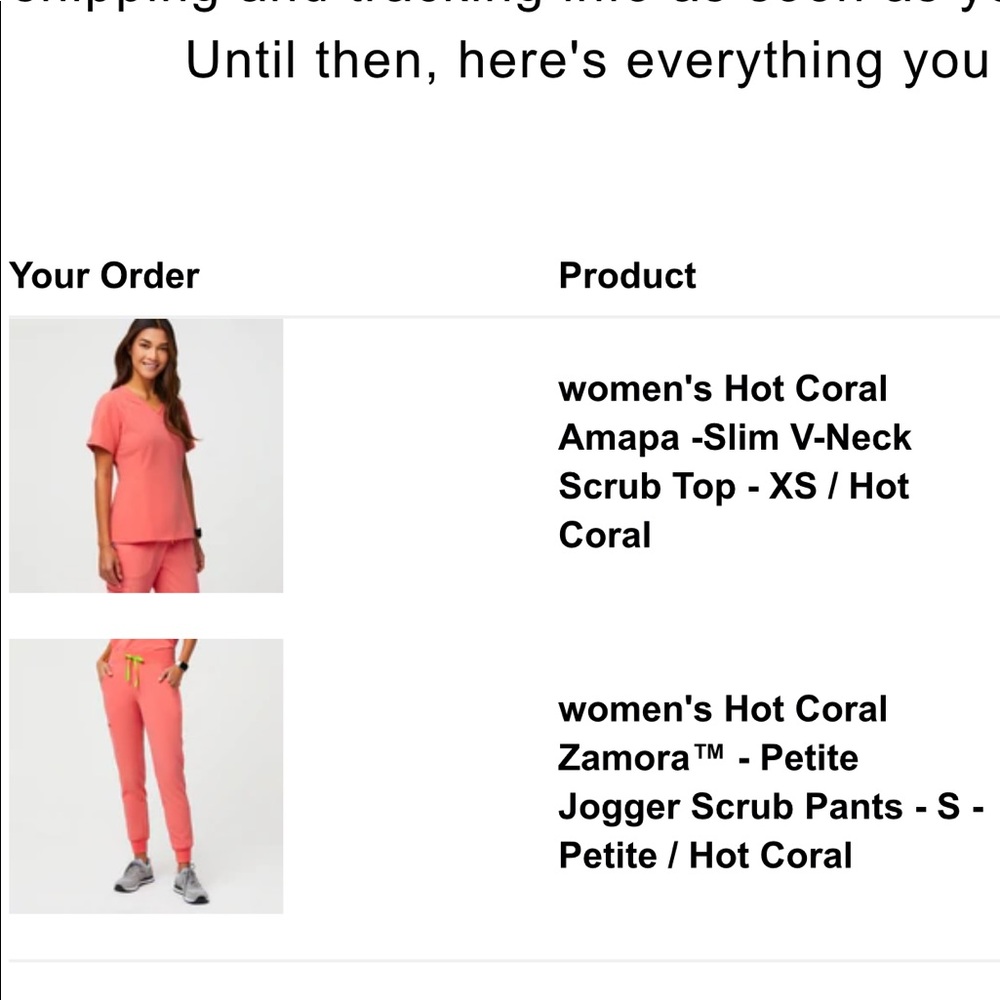 Figs scrubs set